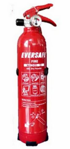 EVERSAFE 600g Fire Extinguisher ABC Dry Powder