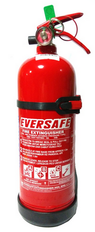 EVERSAFE 2kg Fire Extinguisher ABC Dry Powder