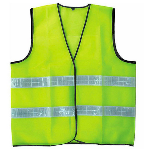 Safety Vest with Reflective - 100% polyester .